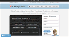 Desktop Screenshot of charitytracker.com