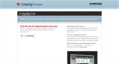 Desktop Screenshot of checkout.charitytracker.net